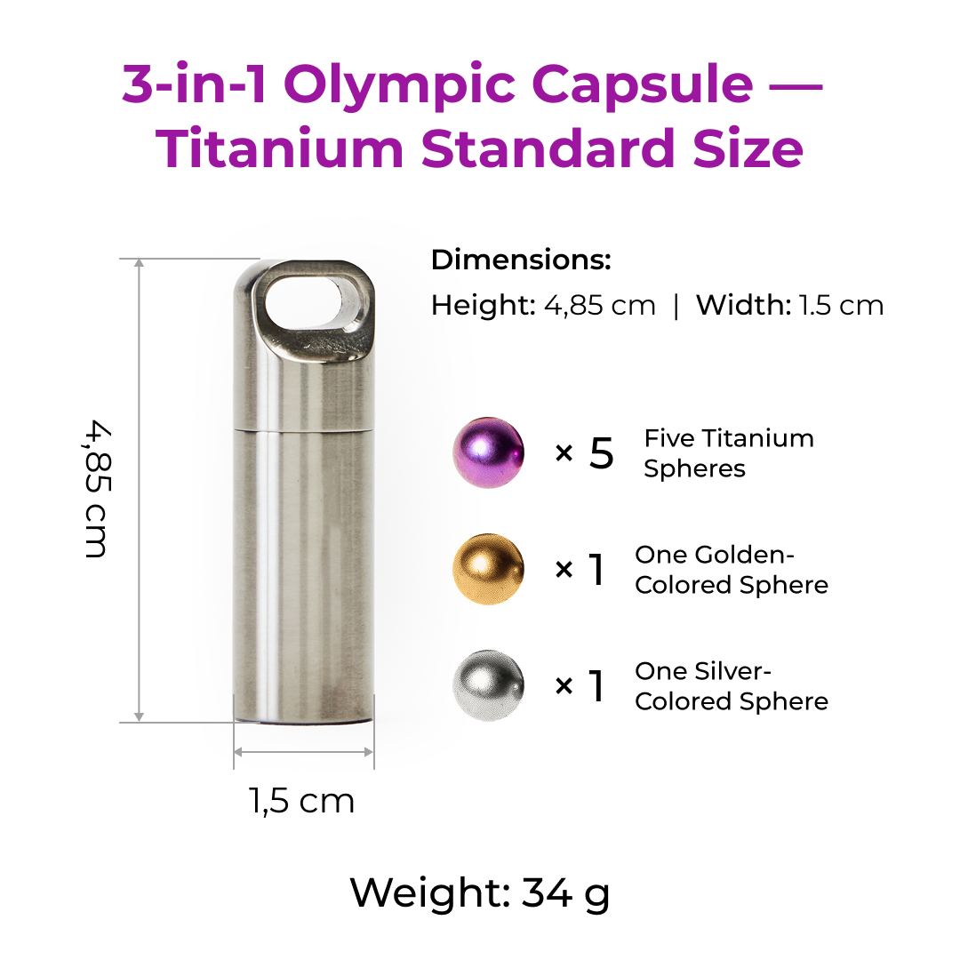3-in-1 Olympic Capsule Titanium – Bild 2